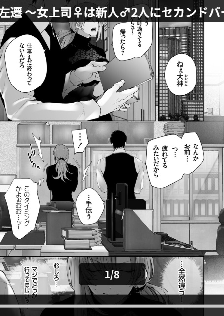 体のいい左遷 〜女上司♀は新人♂2人にセカンドバージンを奪われる〜 中編-1