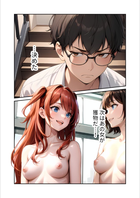 陰キャの僕、透視の力を手に入れる。第八話 〜昼休みは生意気後輩のおしおきタイム〜 モザイク版-8