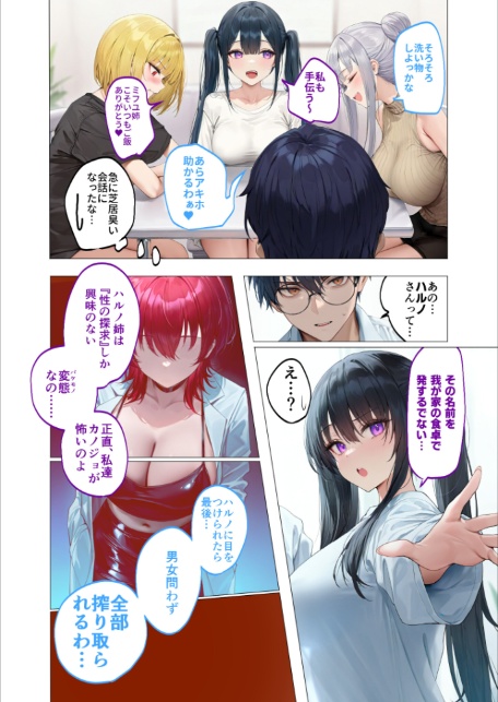 真夏のビッチな姉妹ハーレム 〜オ○ニー中毒ギャル達の家庭教師になった俺〜 第6話 モザイク版-10