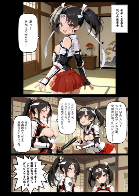 恥力大戦〜捕虜の戦乙女は性処理玩具に〜-11