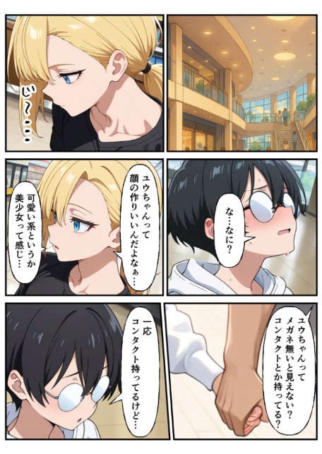 性転換希望調査に僕だけ希望するで出した結果、本当に女の子になってしまった話 モザイク版-16