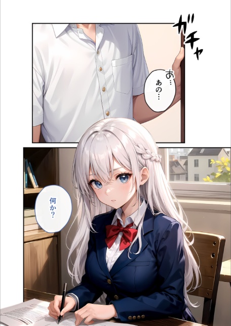 陰キャの僕、透視の力を手に入れる。第十一話 〜お嬢様副会長の乱れた息遣い〜 モザイク版-4