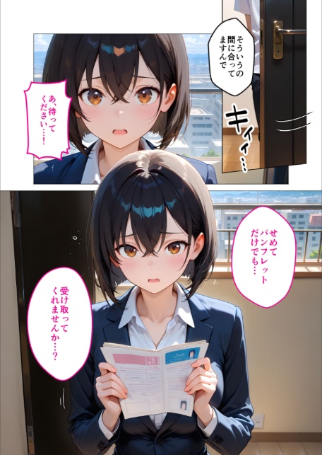 当店限定！セックス￥0サービス 〜新人営業さんの崖っぷちえっち〜 モザイク版-12