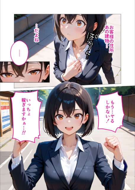 当店限定！セックス￥0サービス 〜新人営業さんの崖っぷちえっち〜 モザイク版-9