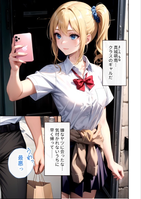 陰キャの僕、透視の力を手に入れる。第十二話 〜パリピギャルへの淫らな制裁〜 モザイク版-5