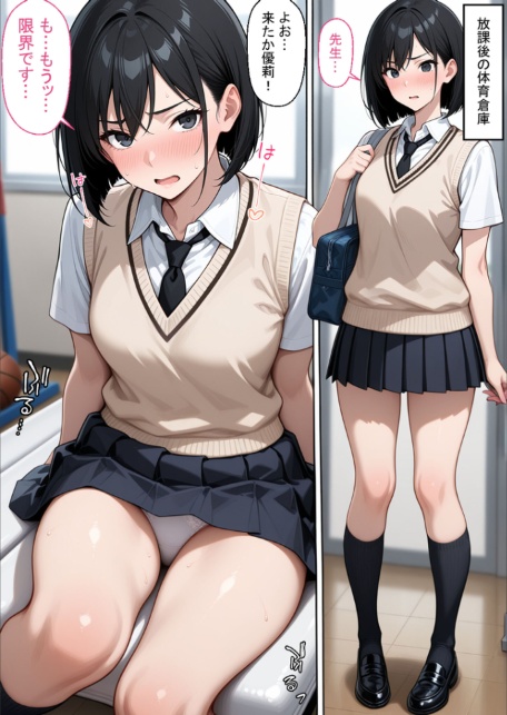 義妹が生意気だったので制服着衣でセックス漬けにしてやった 〜after days2〜 モザイク版-5