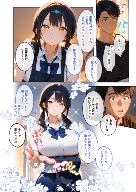 家性婦の下宮さんは竿の看病までしてくれる 〜爆乳・爆尻持ちのド変態クール女子〜 モザイク版-6