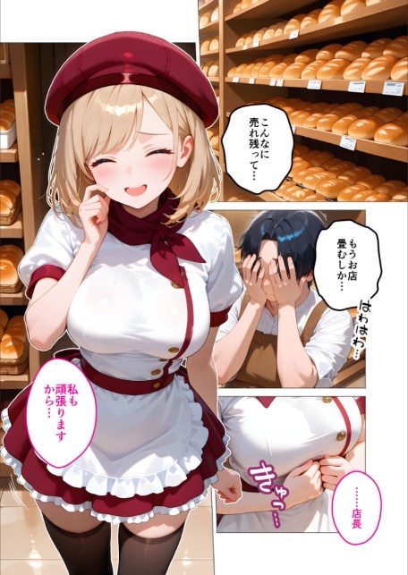 当店限定！セックス￥0サービス 〜ひたむきパン屋さんの流されえっち〜 モザイク版-3