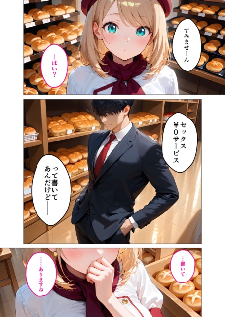 当店限定！セックス￥0サービス 〜ひたむきパン屋さんの流されえっち〜 モザイク版-8