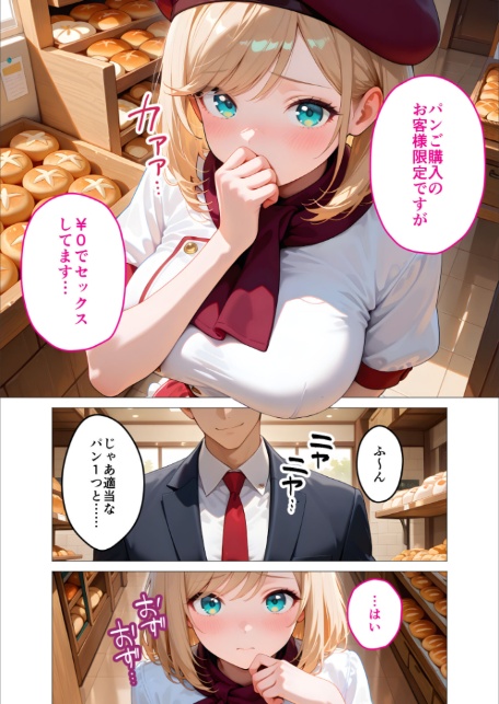 当店限定！セックス￥0サービス 〜ひたむきパン屋さんの流されえっち〜 モザイク版-9
