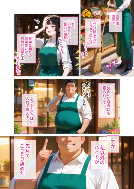 当店限定！セックス￥0サービス 〜無気力花屋さんの言いなりえっち〜 モザイク版-4