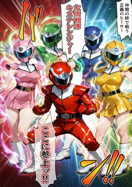 正義の戦隊ヒロイン！無限ハードSEXで戦えないほど快楽依存に●●され悪の組織に完堕ちする！ 前編 モザイク版-6