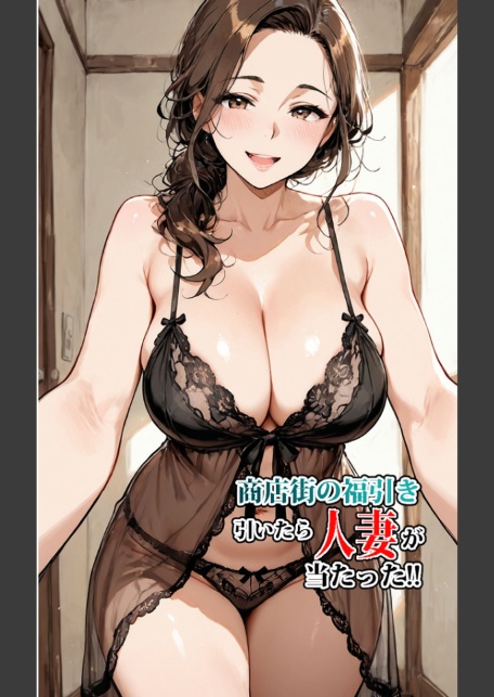 商店街の福引き引いたら人妻が当たった モザイク版-8