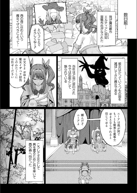 闇に呑まれたふたなり姫魔導士【単話】-2
