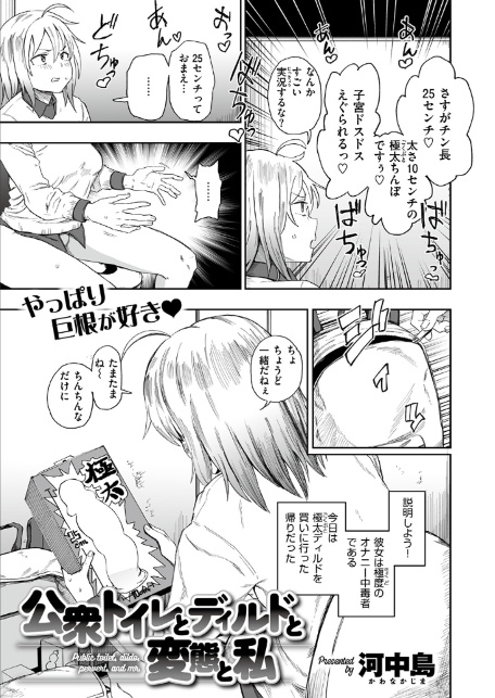 公衆トイレとディルドと変態と私-5