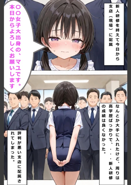 新卒肉便器が可哀想だったので、エッチして嫁にしてみた モザイク版-3