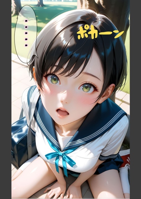【純朴巨乳美●●パイ●リ編】水着撮影会のはずが、いつのまにかおぢさんち〇ぽに沼る話3 モザイク版-11
