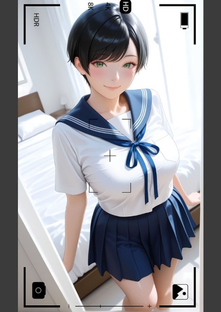【純朴巨乳美●●パイ●リ編】水着撮影会のはずが、いつのまにかおぢさんち〇ぽに沼る話3 モザイク版-19