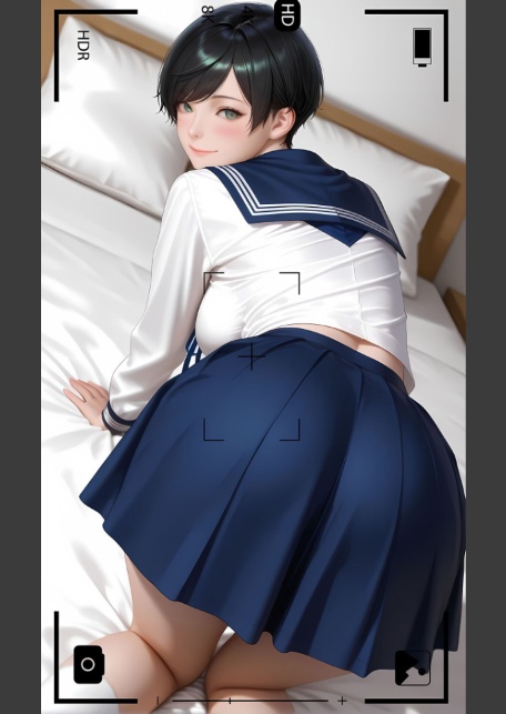 【純朴巨乳美●●パイ●リ編】水着撮影会のはずが、いつのまにかおぢさんち〇ぽに沼る話3 モザイク版-20
