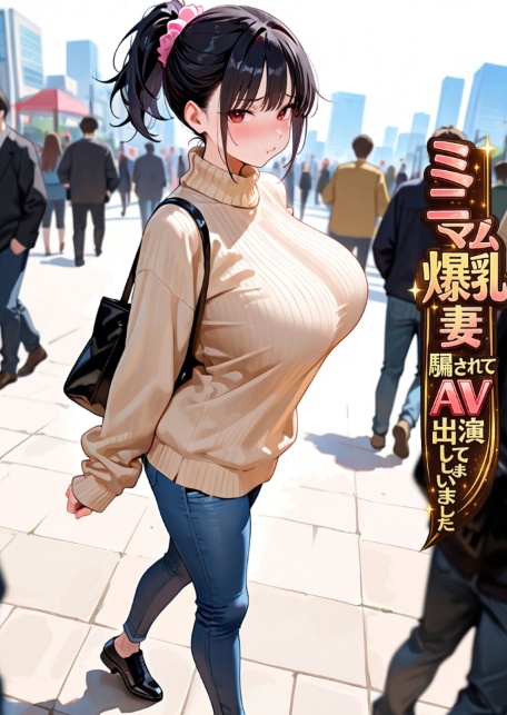 ミニマム爆乳妻〜騙されてAV出演してしまいました〜 モザイク版-サンプル画像14