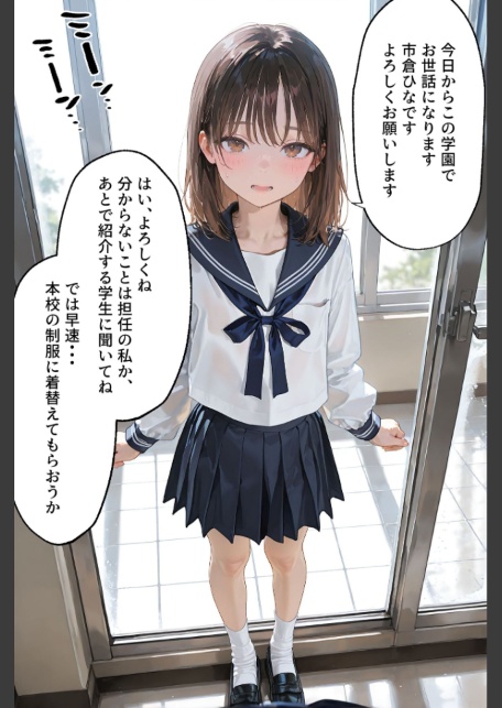 護謨学院｜ラバーセーラー服着用レッスン〜細身の女子●●を包むボディスーツと滲む汗が滴る学生服〜 モザイク版-サンプル画像4