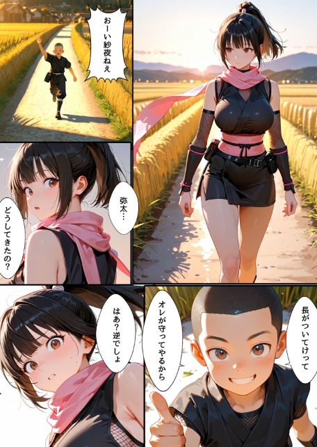 隙だらけな爆乳くの一潜入任務 モザイク版-サンプル画像10