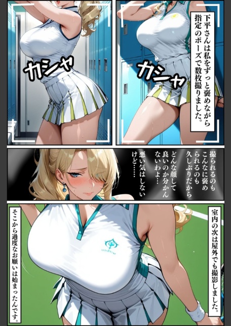 人妻ですが雌でした〜イきたくないのに醜顔アクメ テニスコーチが醜態晒した日〜 モザイク版-サンプル画像11