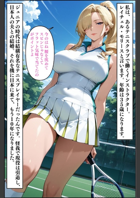 人妻ですが雌でした〜イきたくないのに醜顔アクメ テニスコーチが醜態晒した日〜 モザイク版-サンプル画像5