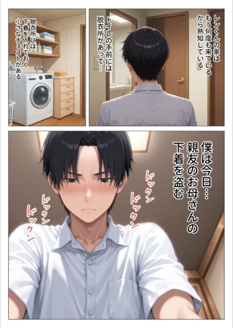 【棒消し版】人妻マンションの性活3 美巨乳黒ギャル人妻のむちむち濃厚甘サド生H 〜憧れの親友ママに筆おろししてもらう話〜-サンプル画像7