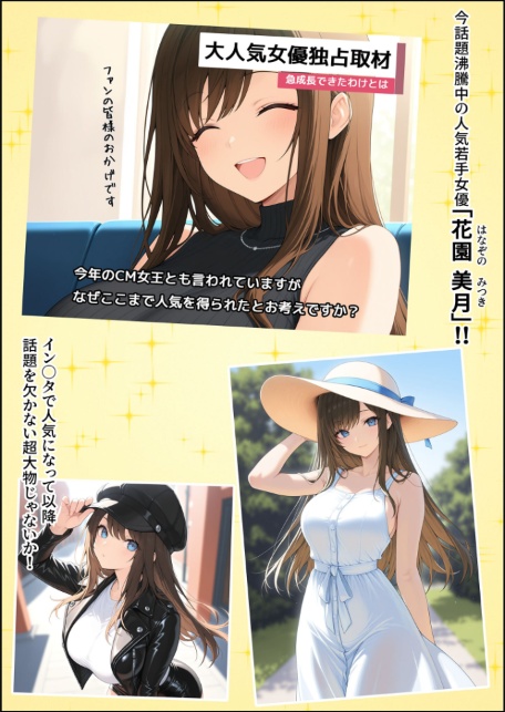 一獲千女 〜女が当たる宝くじで一等を当てた男〜 人気若手女優編【合冊版】 モザイク版-サンプル画像4