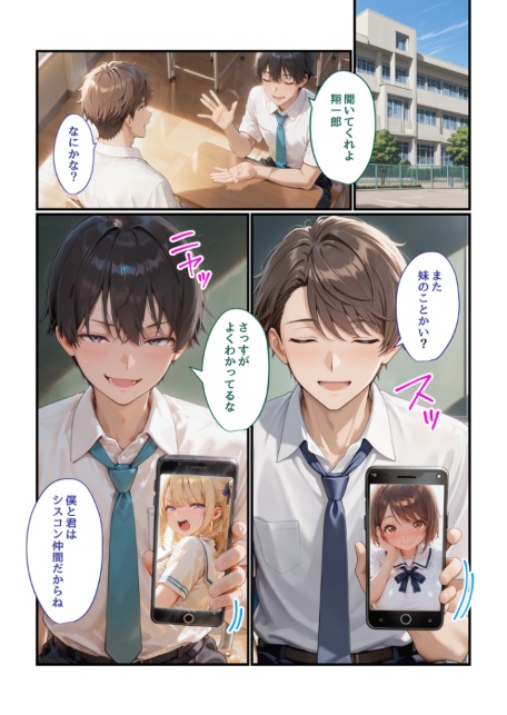 実妹がダメなら親友の妹にすればいいじゃない！-サンプル画像3