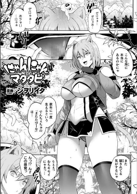 にゃんにゃんとマタタビ【単話】-サンプル画像1