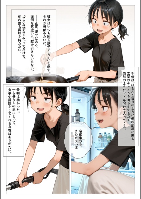 ちいぶす-おっぱい小さくてブスだけどいつでもヤレる幼馴染- モザイク版-サンプル画像6