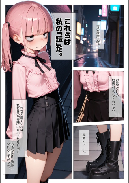地雷系ブス、おじさんを買う。 モザイク版-サンプル画像3