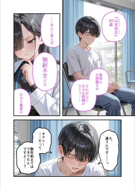 童貞撲滅！セックス・クリニック（7）〜白衣の天使に痴療された僕の童貞〜 モザイク版-サンプル画像4