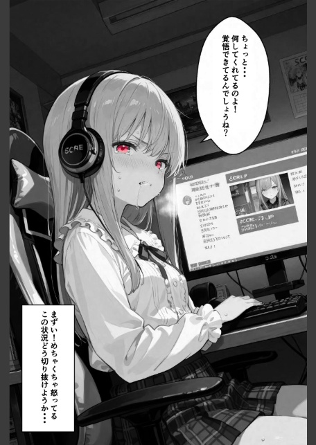 彼女が配信中ならイタズラし放題じゃね！！！【棒消し修正版】-サンプル画像2