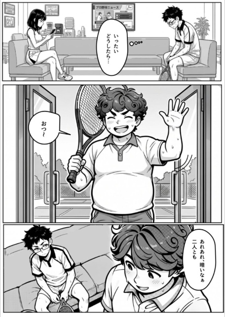 本能に狂わされるわからせ特訓:最悪の相性だった僕たちが、夜のラリーで無敵のペアになるまで【棒消し修正版】-サンプル画像4