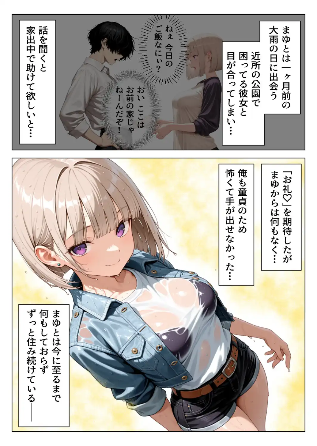 処女だった家出ギャルと欲望のままセックスして金玉空っぽになりましたww【モザイク版】-サンプル画像5