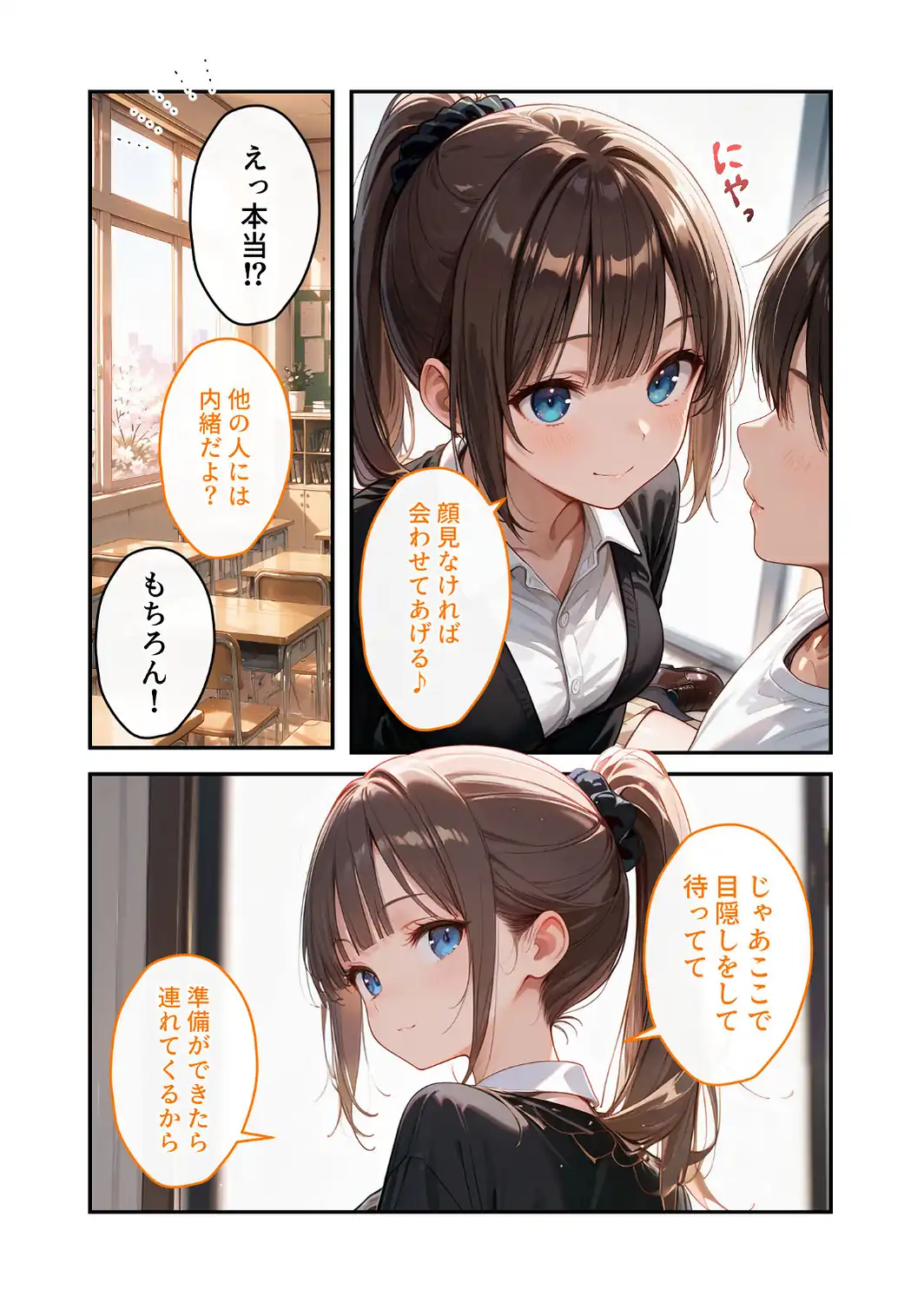 推しのVTuberはお忍びで僕にリア凸してくれる【＃01】まずはお口でご挨拶【潮風美波】-サンプル画像10