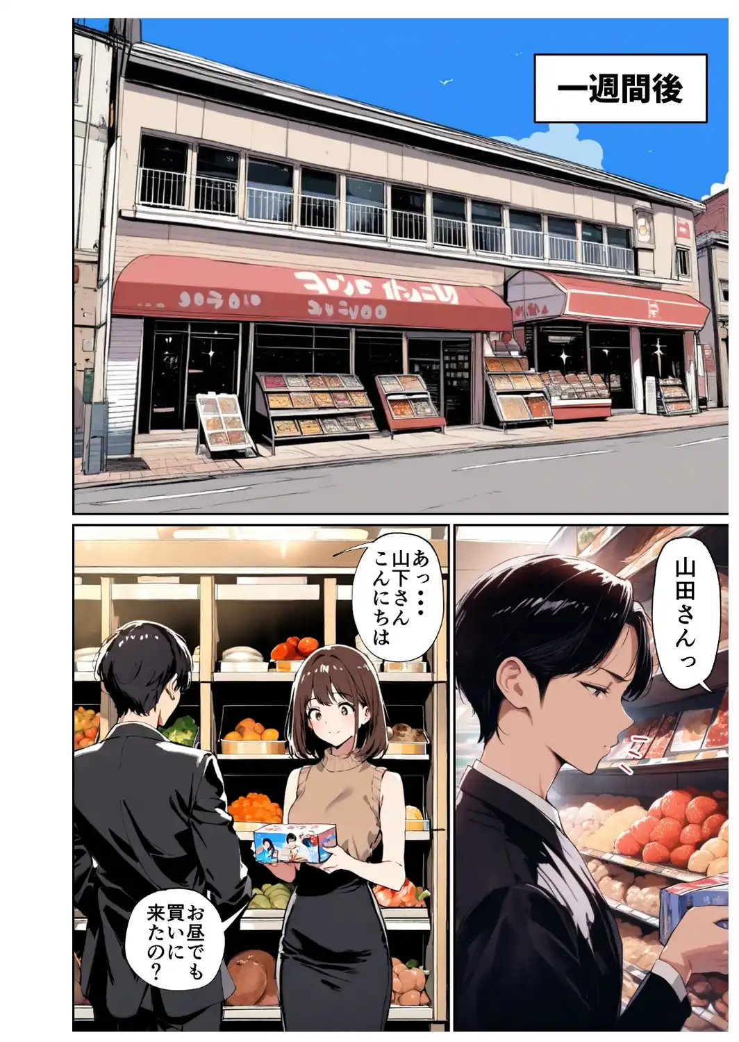 欲求不満っぽい下の階の巨乳人妻（32）と団地の集会所で二人きりになった時の話【白抜き修正版】-サンプル画像10