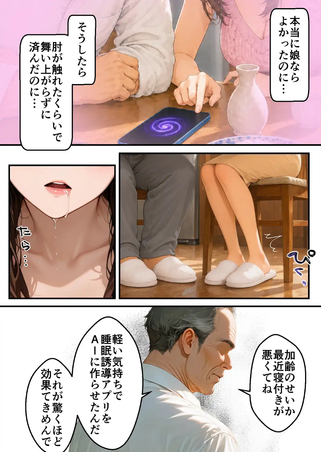 無防備な息子の嫁に裏切りの催●アプリ・娘のように思っていた彼女をバニー電マで屈辱アクメさせてしまう義父の愛欲【モザイク版】-サンプル画像10