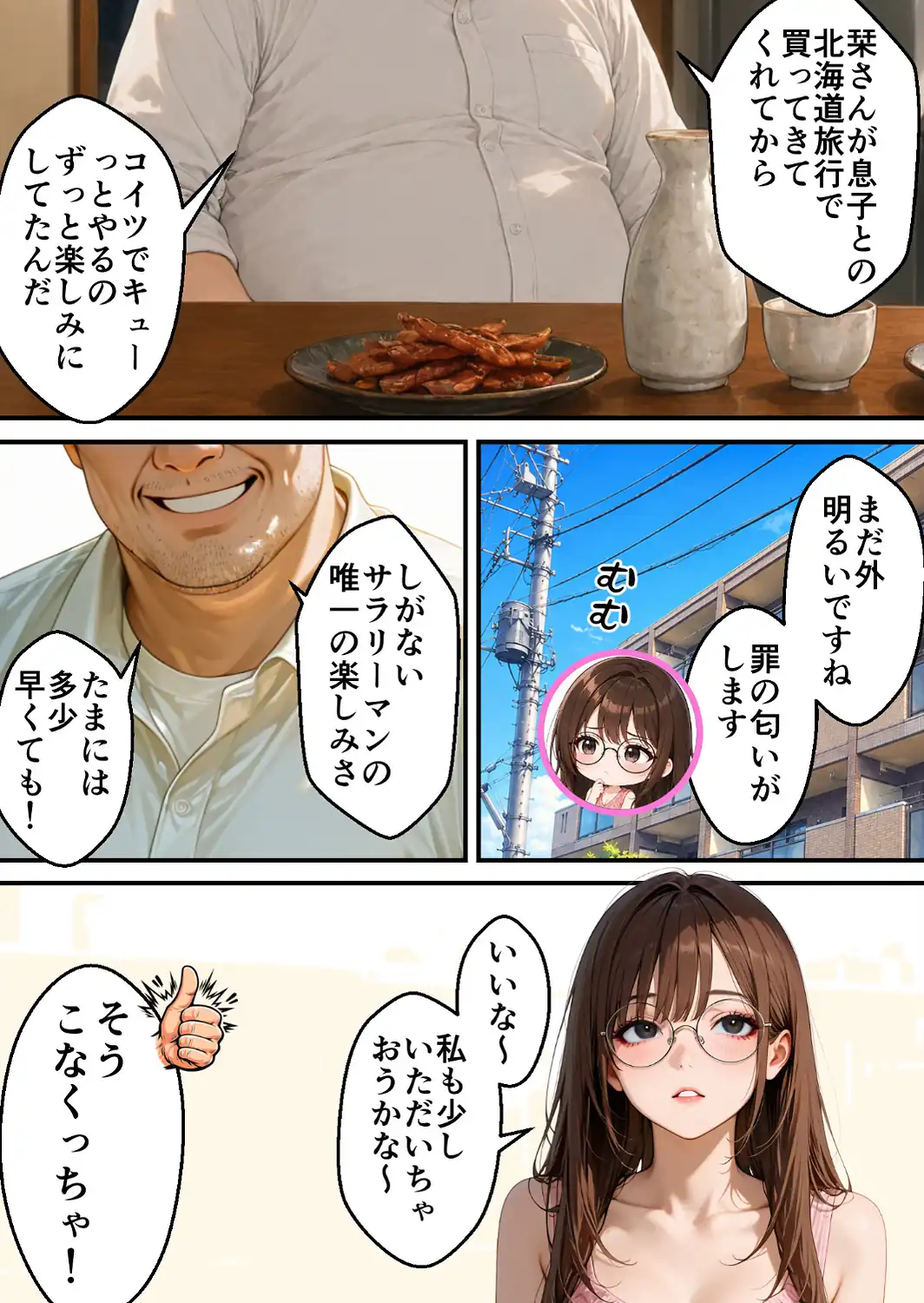 無防備な息子の嫁に裏切りの催●アプリ・娘のように思っていた彼女をバニー電マで屈辱アクメさせてしまう義父の愛欲【モザイク版】-サンプル画像3