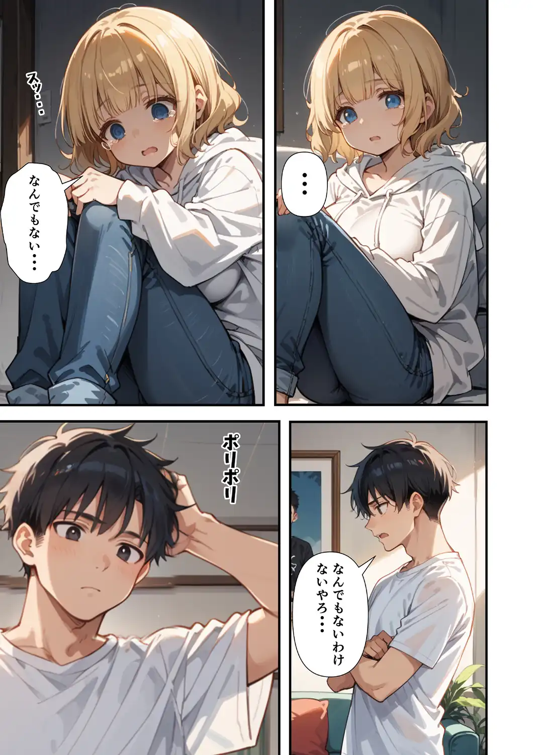 可愛い妹が失恋したので慰め上書き中出しセックスした話【モザイク版】-サンプル画像7