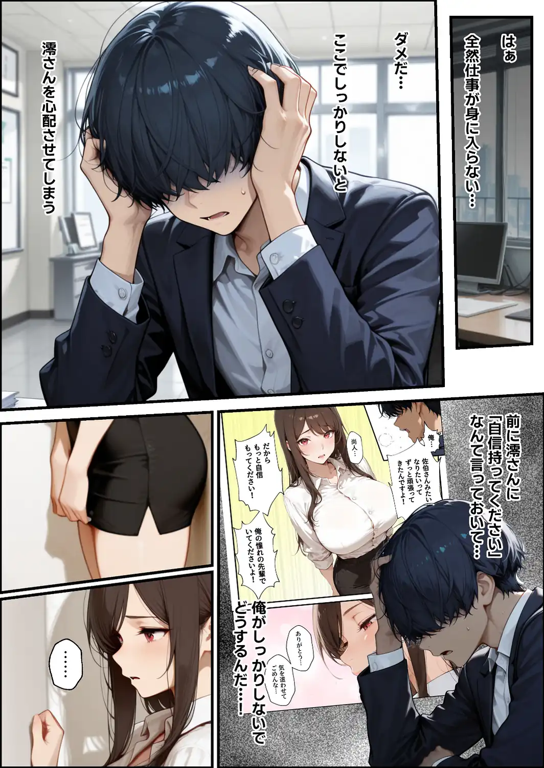 職場の先輩爆乳OLと禁断の温泉一泊【棒消し修正版】-サンプル画像10