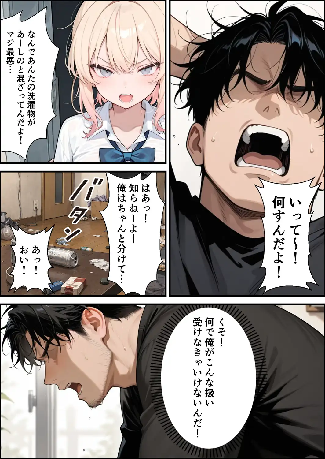 ナマイキな義妹ギャルを俺の巨根でワカらせる！【棒消し修正版】-サンプル画像3