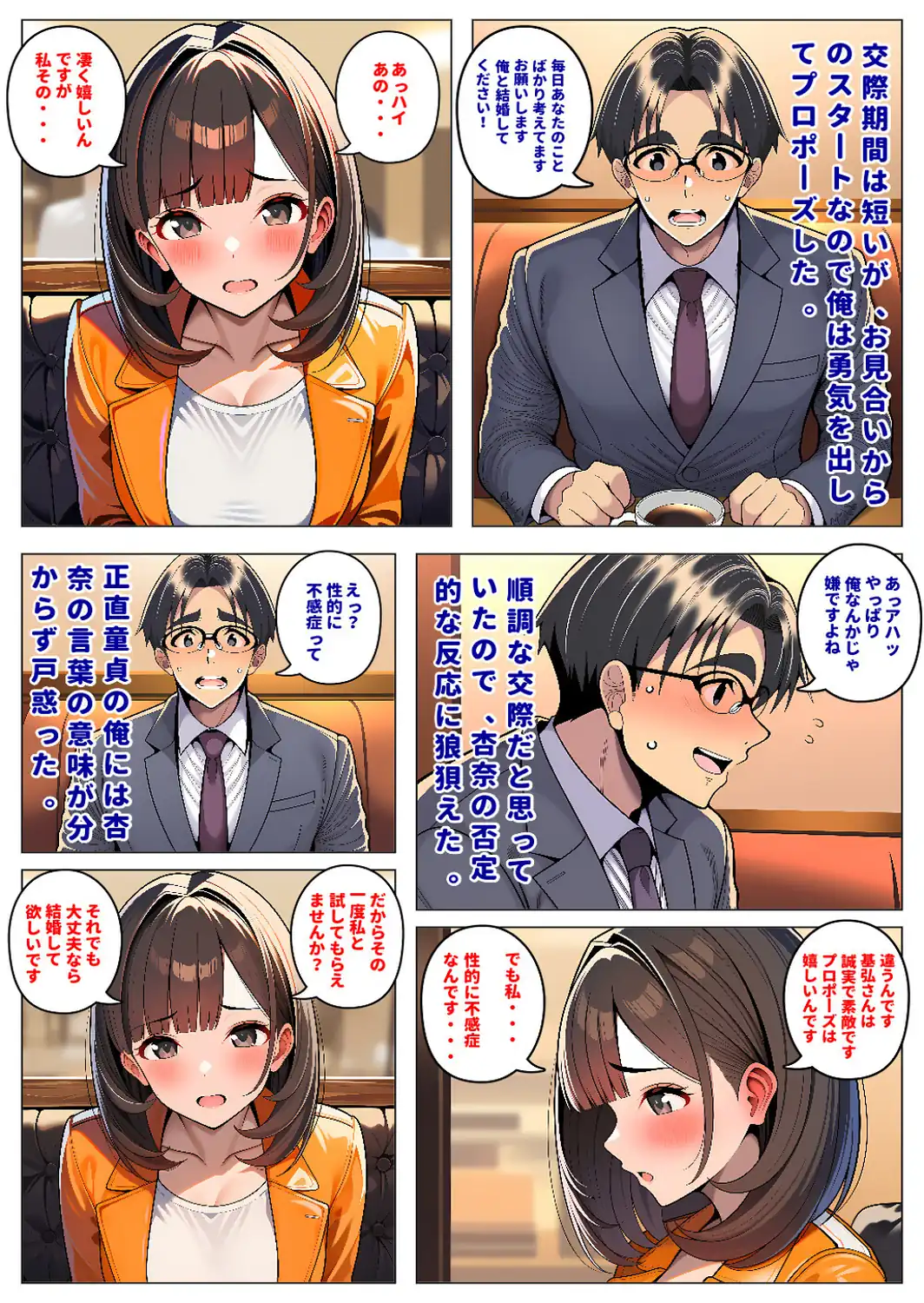 妻の本気でイク顔が見たくて寝取らせたのに、なぜか夫婦そろってM調教されていった結果【モザイク版】-サンプル画像4