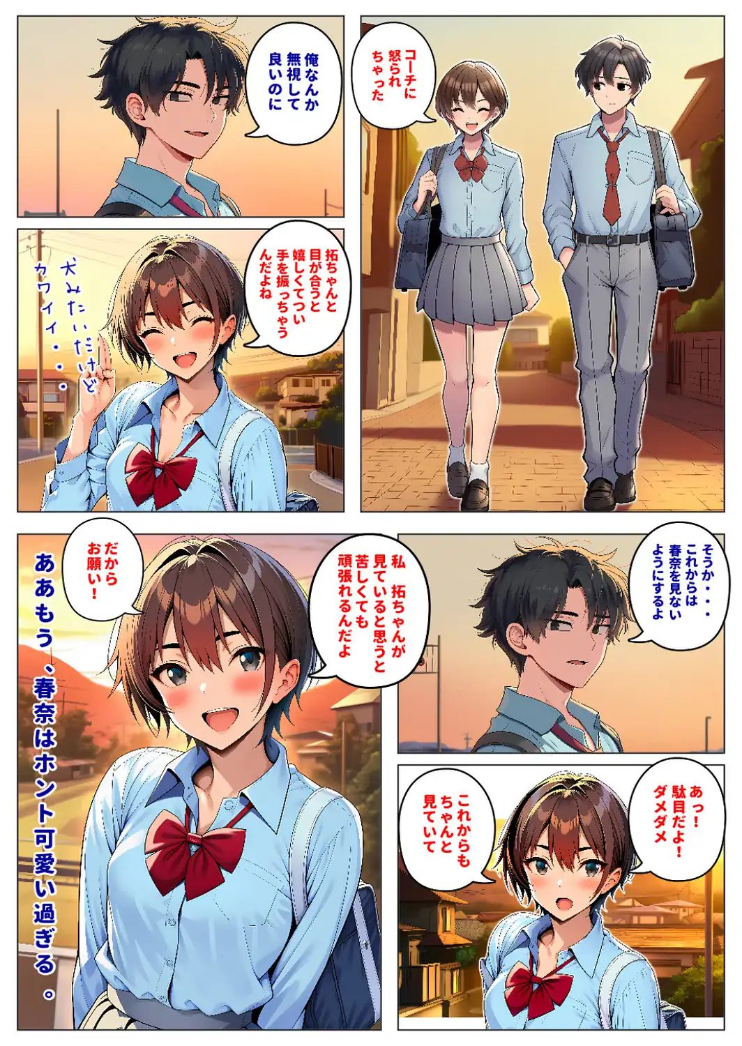 人気者のボーイッシュ幼馴染は、イケメンにはなびかないのに俺にはデレてすぐイク【モザイク版】-サンプル画像4
