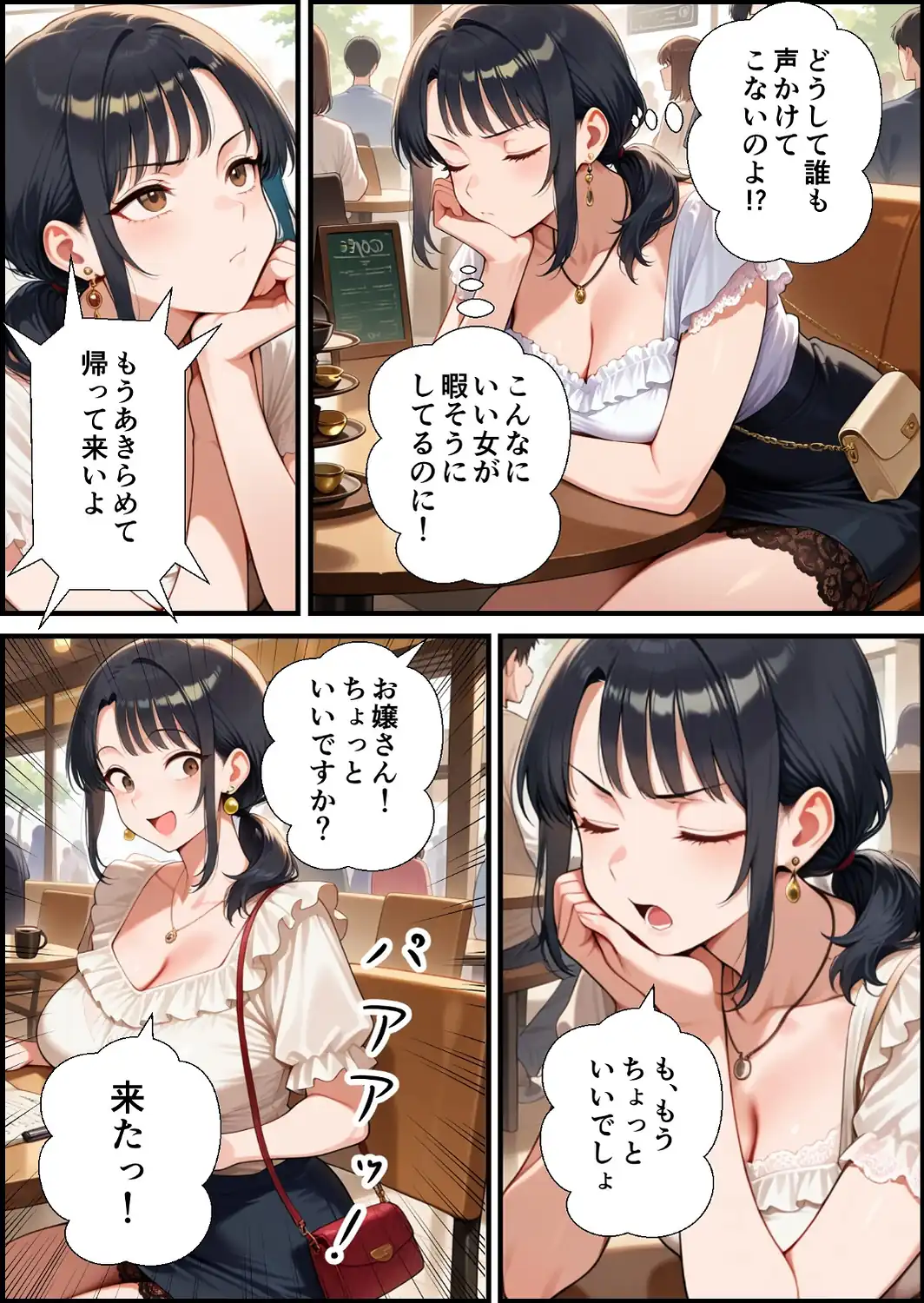 妻が毒オジにナンパされて媚薬を盛られた件【モザイク版】-サンプル画像13