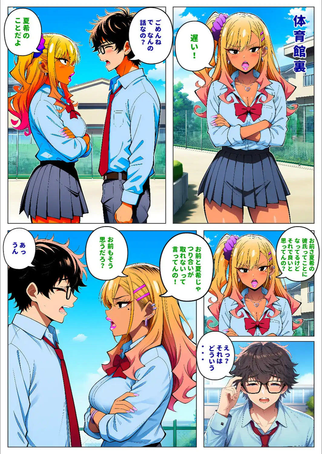 人気読モのギャル幼馴染は、みんなには塩対応なのに僕には世話焼きでデレる【モザイク版】-サンプル画像6