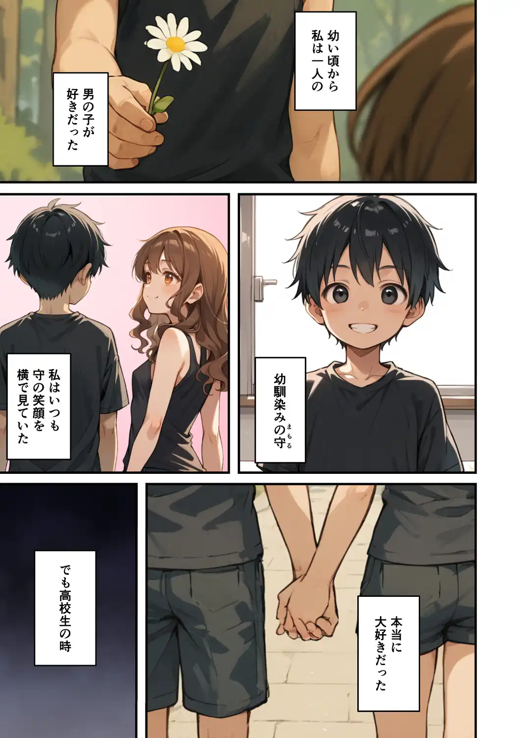 ずっとすれ違っていた幼馴染に告白してイチャラブ中出しエッチする話【モザイク版】-サンプル画像1